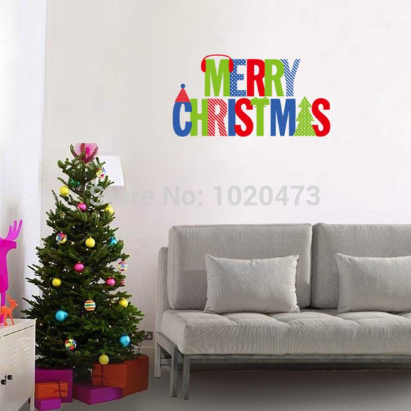 Christmas Decorations Wall Stickers Home Decor Wall l Sticker 2015 ...