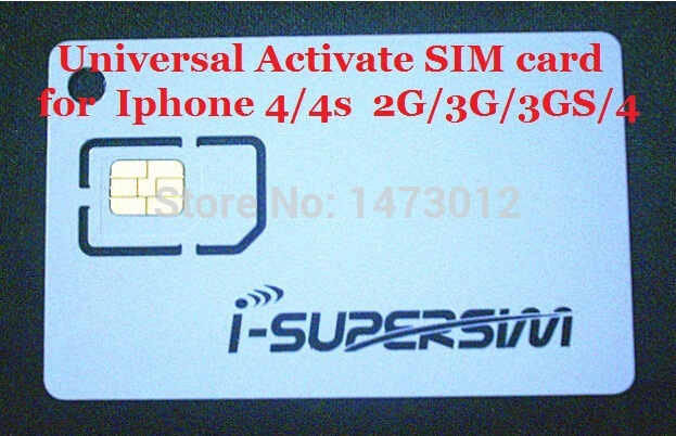 New 2014 16 in 1 Universal Activation MicroSim GSM Blank Sim Card for iPhone 4 4S