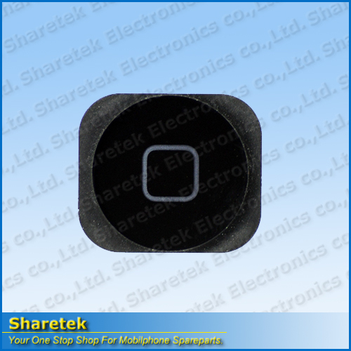10pcs lot Home Button Black Mobile Phone Parts for iPhone 5G Free Shipping