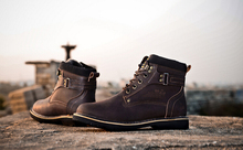 2014 NEW Winter Men Boots Martin Plus Velvet Boots Warm Cotton Casual Wear high top Boots
