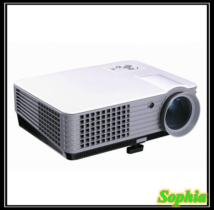 Купить Новый 2000 люмен 1080p привело 3d проектор домашний офис театр ...