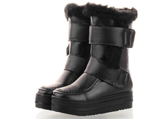 Brand Winter Snow Boots High Heels Wedge Boots Shoes Woman Botas Femininas 2014 Snow Boots Women