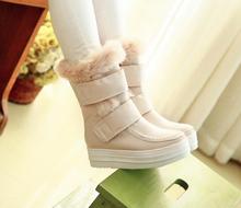 Brand Winter Snow Boots High Heels Wedge Boots Shoes Woman Botas Femininas 2014 Snow Boots Women