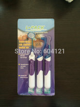 Free Shipping 3pcs Tooth Stain Remover Dental Pick Scaler Mirror Teeth Plaque Removal Kit