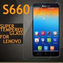 High Quality New Arc Tempered 0 3mm Glass Screen Protector Protective Film For Lenovo S660 Steel