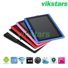 7 inch android tablet PC Q88 Quad core 4GB Allwinner A33 android 4 2 2 Dual