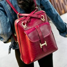 New arrival 2014 high quality women leather backpack fashion female backpacks lady shoulder bags AB032