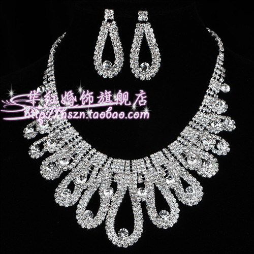 The wedding necklace female marriage act the role of the bride suits the bride deserve to