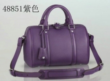luxury 2014 women fashion brand designed Messenger Bags plain genuine leather barrel shaped bags for women