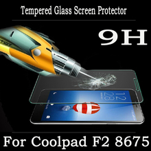 2014 New Octa Core Phone Coolpad F2 5.5″inch Shock Proof Anti-Explosion Tempered Glass Screen Protector For Coolpad F2 8675