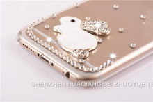 wholesale factory price 2015 new luxury bling phone bagFor iphone 6 case cover For apple DIY