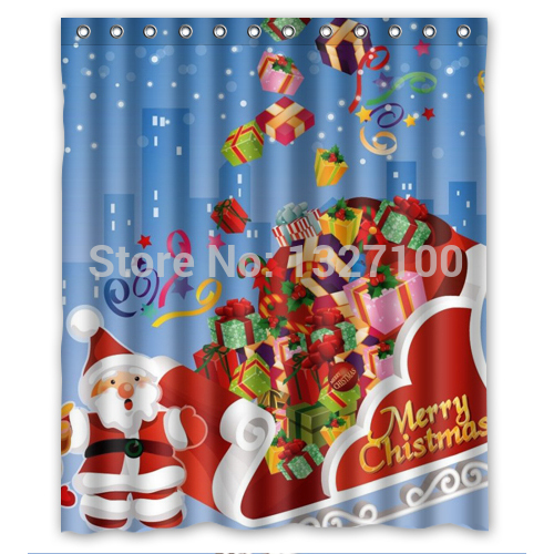 Discount Christmas Shower Curtains Country Shower Curtains