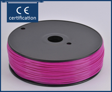 High quality not for hp 3d printer ABS filament 1.75mm/3mm purple color 1kg/spool made in china