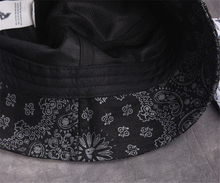 Famous Brand Fashion Weed Hemp Fimble Leaf Caps Paisley Bandana Print Fishing Cotton Unisex Casual Bucket