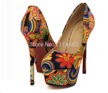 2015 New High Quality Wedding Shoes Prom Evening Party Dress Women Lady Bridal Blue Black 13