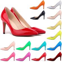 New 2014 sexy high heels shoes woman fashion simple 9cm women pumps sapatos femininos chaussure femme zapatos mujer