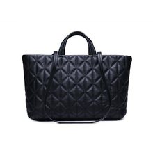 2014 new arrival classic genuine leather lady’s tote /cross body bag/ messenger