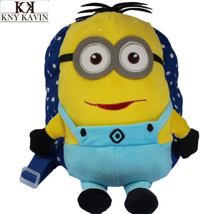 Купить 2014plush игрушки рюкзак мило Миньон Рюкзак плюшевый ребенок pre ...