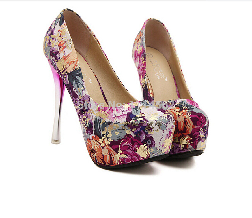 2015 High Quality Red Wedding Shoes For Women Prom Evening Party Dress Women Lady Bridal 13cm