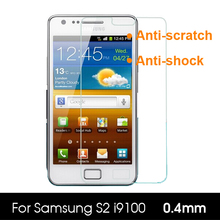 2014 Direct Selling Limited High Quality Screen Protector for Samsung I9100 0 4mm 9h Hd Tempered