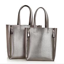 New Women Bag Genuine Leather Bag 2014 Fashion Women Handbag Serpentine Shoulder Bags Cowhide Bolsas Vogue Women Leather Handbag