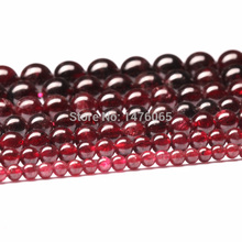 Round Faceted Garnet Beads Natural Stone Beads Strand 15 Size Selectable 6 8 10 mm For