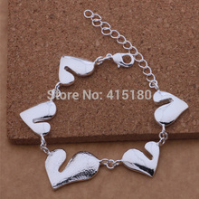 AB064 True LOVE Bracelets 925 Silver BRACELET Wholesale Fashion silver jewelry Newly Fashion Jewelry Free shipping
