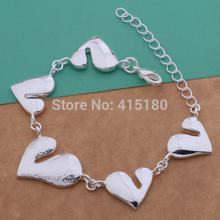 AB064 True LOVE Bracelets 925 Silver BRACELET Wholesale Fashion silver jewelry Newly Fashion Jewelry Free shipping