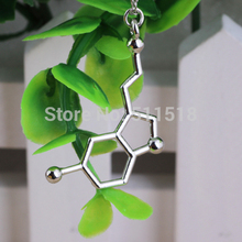 Creative design chemical formula necklace happiness love science students necklace