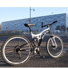 21 24 27 Speeds Mountain Bike Full Shocking proof 26 X17 Mountain Bicycle Double Disc Brake