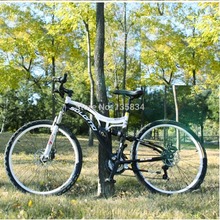 21 24 27 Speeds Mountain Bike Full Shocking proof 26 X17 Mountain Bicycle Double Disc Brake