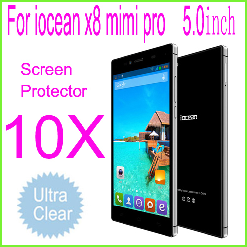 10pcs iocean x8 mini Screen Protector Ultra Clear LCD Protective Film For iocean x8 mini phone