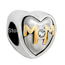 I love my mother beads fit Pandora charm bracelet hand jewelry accessories