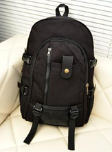 new 2014 fashion men s backpack casual canvas backpack middle school bag travel bag large capacity