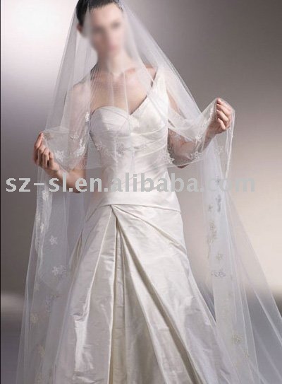 Cheap Wedding Veils  Sale on Wholesale Long Bridal Head Veils Sl 24