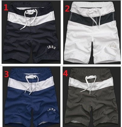 3.11 Free shipping 4pcs Boy mens men's beach shorts pants trousers, Mix order(China (Mainland))