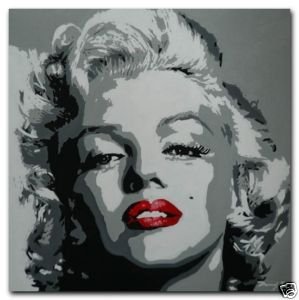 Abstract Wall  on Sur Sexe D Art De Bruit De Portrait De Marilyn Monroe Sur Le Mur