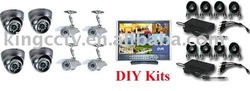 8 cam surveillance System: HK-S1908M+IR Camera*8 ($758.00 Only)(China (Mainland))