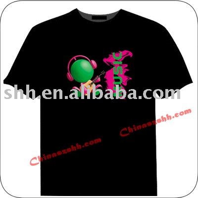 Flashing T Shirt(China (Mainland))