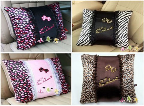 NEW kitty car pillow charm series genuine car accessories square pillow 1PCS/LOT(China (Mainland))