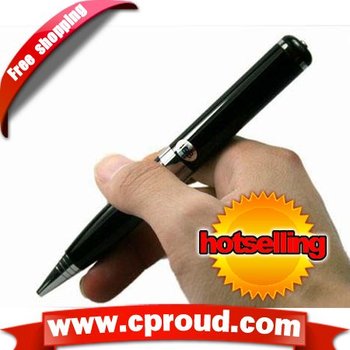 Hidden camera Free shipping Pen Camcorder Drive DVR Vedio Camera MP9 DV USB pen video recorder