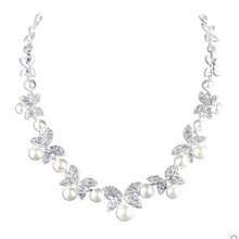 bride accessories wedding dress necklace pearl jewelry marriage accessories Australia AAA CZ necklace female