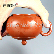 Chinese handmade tea pot with infuser holes boutique pot zisha  purple clay zhi ni pot xi shi beauty mini pot kung fu tea set