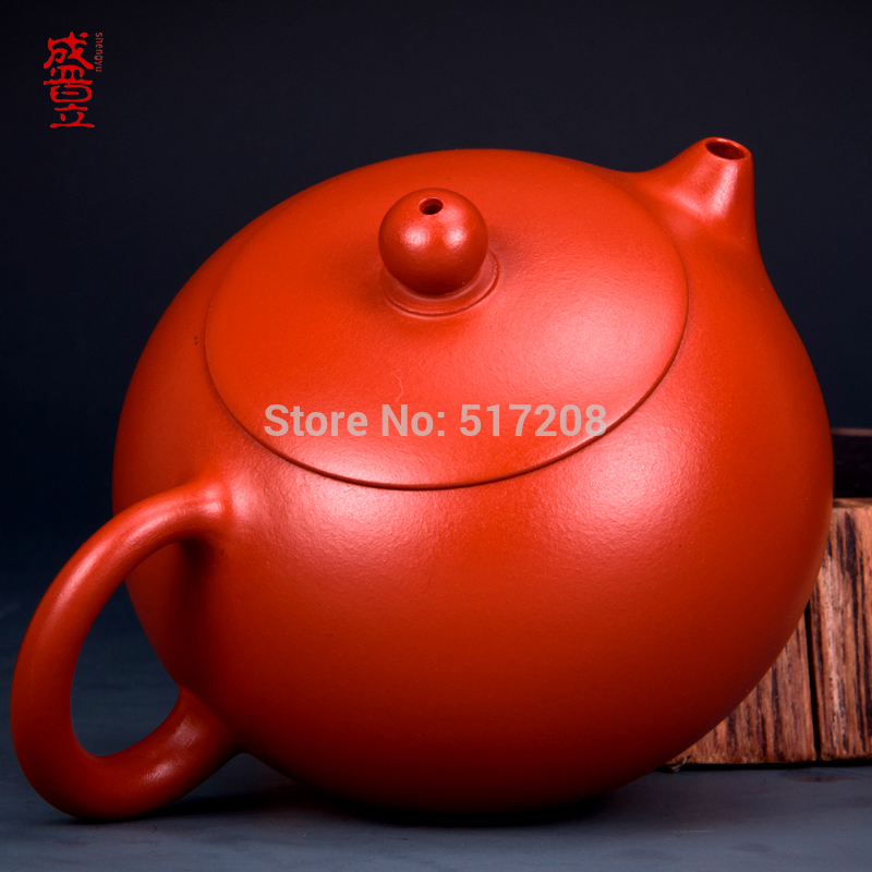 Gift Box Chinese yixing zisha tea pot kung fu tea set red stoneware pot 180ml original