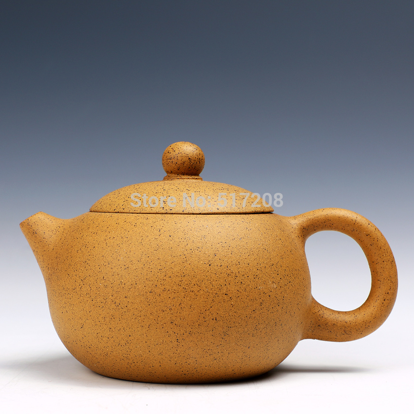 Handmade original ore tea pot with infuser holes Chinese yixing zisha marked pot purple clay stoneware