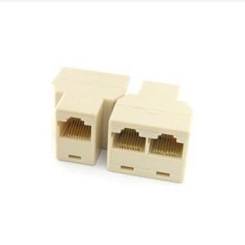 Купить 10шт rj45 1 до 2 lan ethernet сетевой кабель сплиттер удлинитель ...