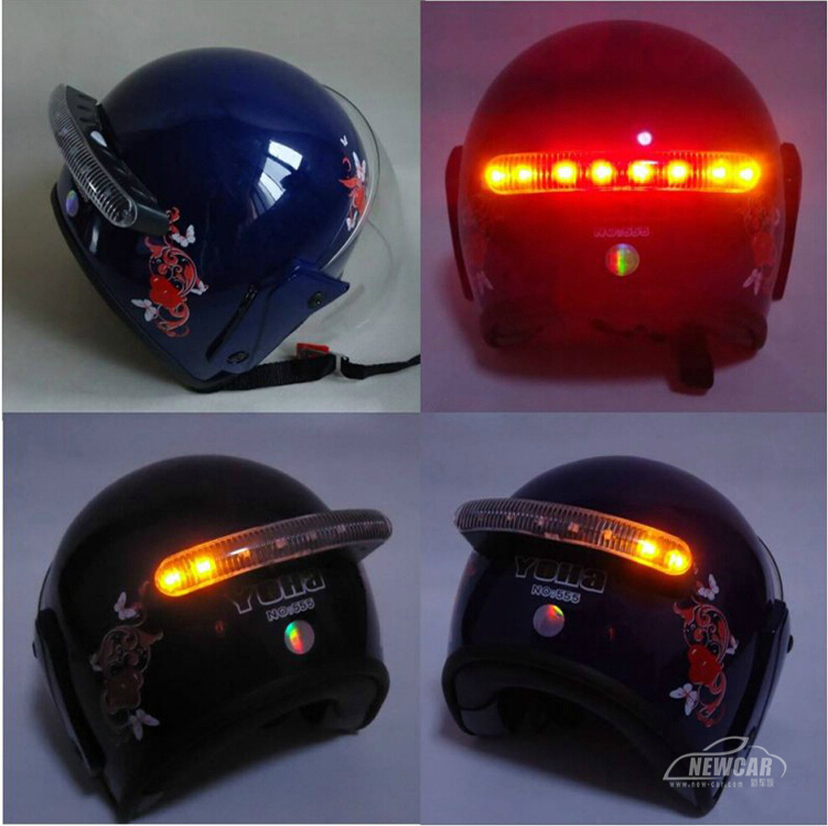 Inventam de tudo... LOL -font-b-Wireless-b-font-Motorcycle-Helmet-Stop-Brake-Light-LED-w-font-b-Turn