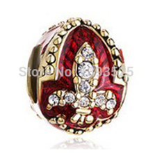 Russian egg beads fit Pandora charm bracelet hand jewelry accessories
