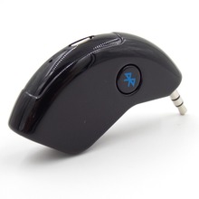 Супер мини Bluetooth автомобильный комплект Bluetooth приемник громкой связи AUX Outout адаптер для музыки и мобильный телефон Iphone