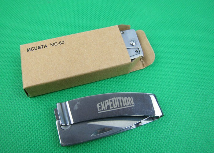 2Pcs Lot L075 Wallet knife Pocket knife 440C Blade Camping tool Survival Knives Rescue tools Pocket
